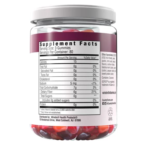 Generic Fiber Care Gummies 240 Count
