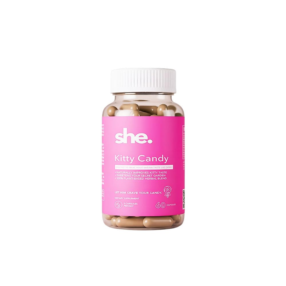 She. Kitty Candy Women's Daily Feminine Balance & Freshness Capsules, 60 Capsules