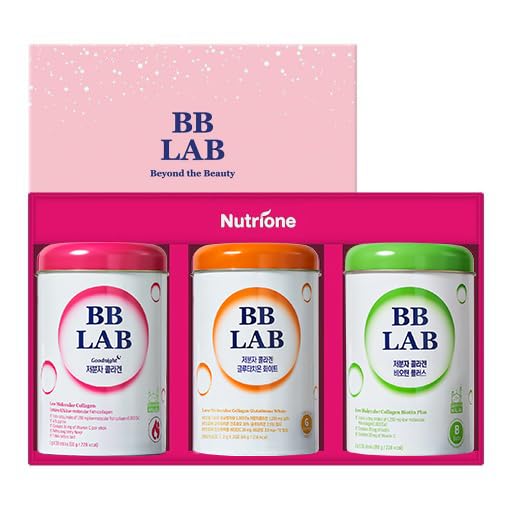BB LAB Gift Set Low Molecular Korean Collagen Powder Stick Supplement, 6.34 Ounce