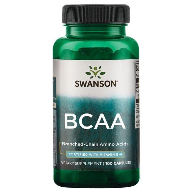 Swanson BCAA Branched-Chain Amino Acids Capsules 100