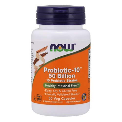 NOW Foods Probiotic-10 50 Billion Capsules, 150 Count