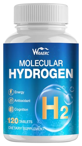 WRAERC H2 Molecular Hydrogen - Supports Healthy Aging A032 Tablets, 120 Count