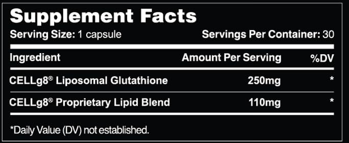 Leviathan Nutrition Liposomal Glutathione Capsules, 30 Count