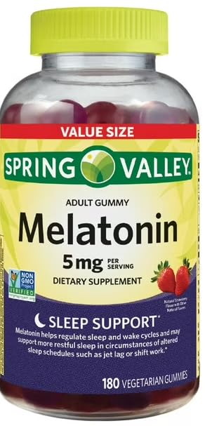 Generic Melatonin Dietary Supplement Gummy 180 Count
