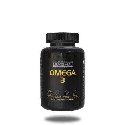 BLACKLABEL Supplements Omega 3 Fish Oil Softgel, 60 Softgels