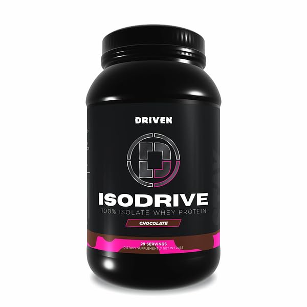 Driven Nutrition IsoDrive Whey Isolate Protein Powder 32 Servings