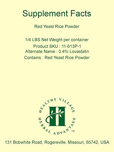 Herbal Advantage Red Yeast Rice Powder 4 oz