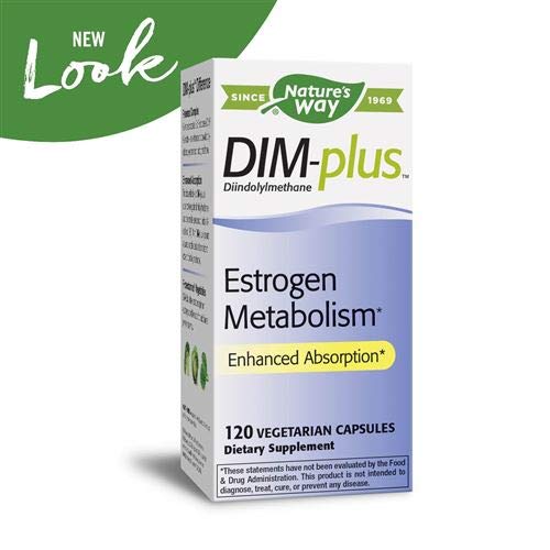 Nature's Way Dim-Plus, Diindolylmethane Vegetarian Capsules 120 Capsules