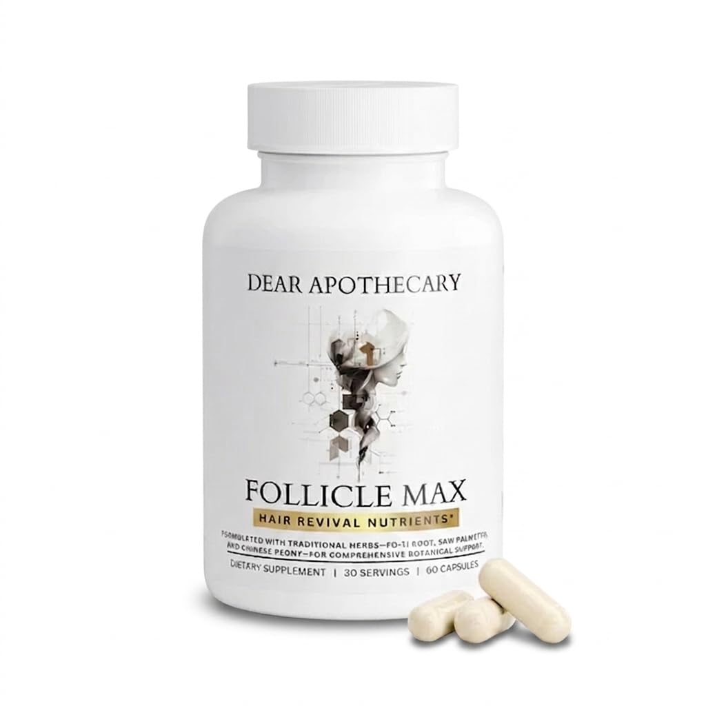 Dear Apothecary Follicle Max Hair Growth Supplement for Men & Women 60 Capsules