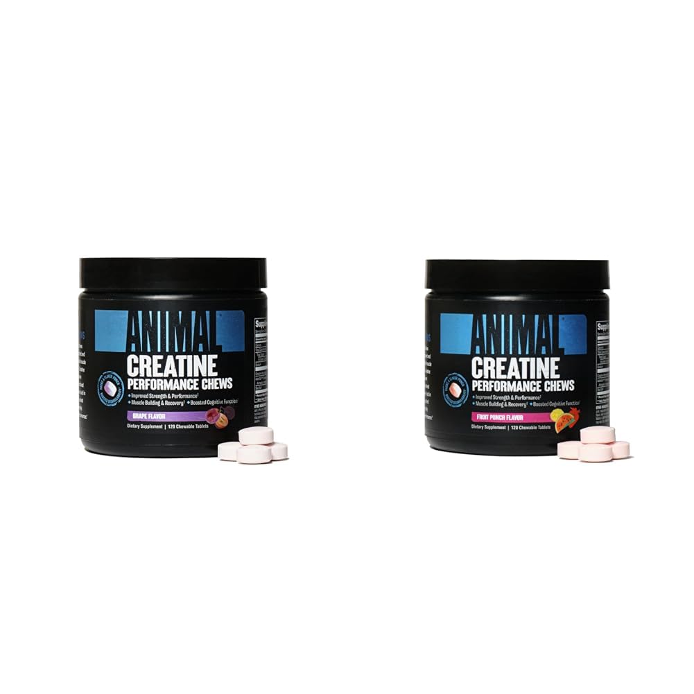 Animal Creatine Chews Tablets 120 Count