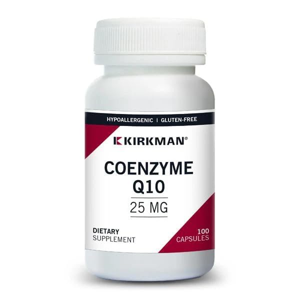 Kirkman Coenzyme Q10 25 mg Capsule, 100 Vegetarian Capsules