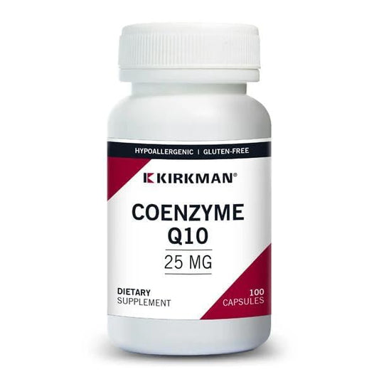 Kirkman Coenzyme Q10 25 mg Capsule, 100 Vegetarian Capsules
