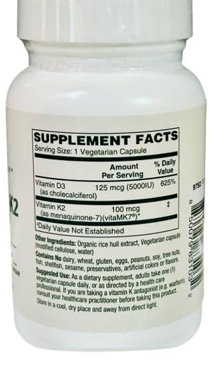 Wellness Made Clear Vitamin D3 + K2 Capsule, 120 Count