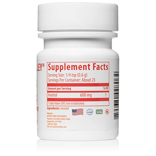 Sunshine Valley Super Inositol Powder 0.5 oz