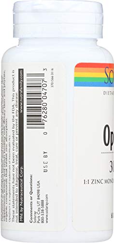 Solaray OptiZinc 30mg Capsule, 1 Count