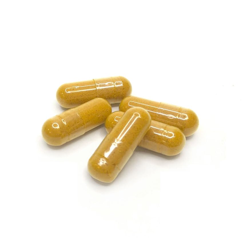 AyurBest Komal Herbals Organic Turmeric Plus with Black Pepper Capsules, 90 Count
