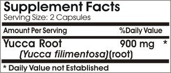 Naturetition Supplements Yucca Root 900mg Capsules, 200 Capsules