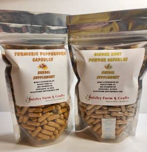 Paisley Farm and Crafts Turmeric & Ginger Root Capsule 2 Capsules