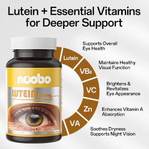 NOOBO Lutein Capsules, 60 Count