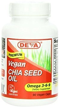 DEVA Chia Seed Oil Capsules 1 Count