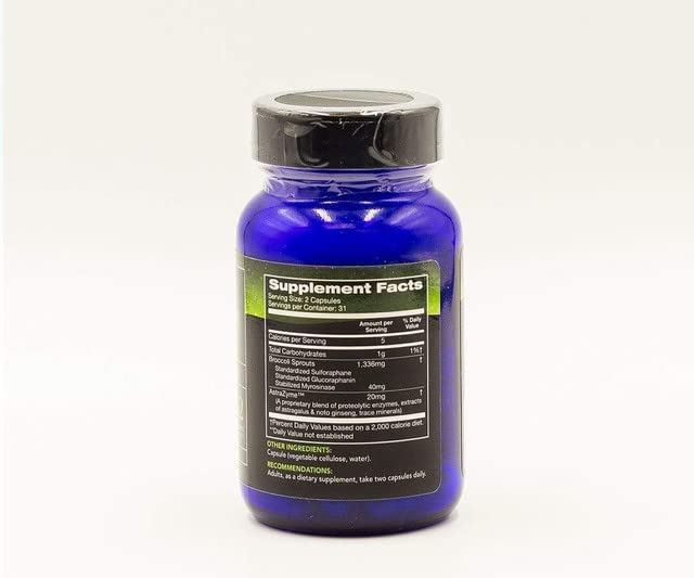 USAEnzymes Sulforaxym Capsule, 62 Count