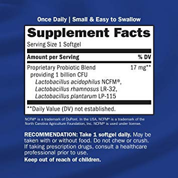 Nature's Way Probiotic Pearls Women's, Vaginal and Digestive Health 60 Capsules