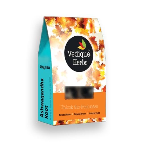 VEDIQUE HERBS Organic Ashwagandha Root Powder 8.8185 oz