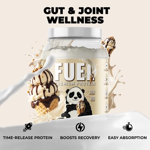 Underground Bio Labs Panda Fuel Premium Protein Whey Protein Powder, 2.5 lb, 40 Servings