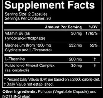 All In Nutritionals Magnesium Glycinate Capsules, 60 Count