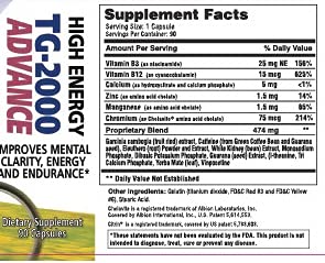 Nature's BodyCare TG-2000 Advance Capsules 90