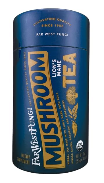 Far West Fungi Lion's Mane Mushroom Tea Powder 1.23