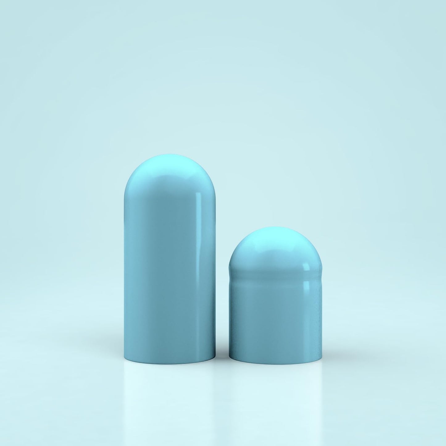 Capsuline Empty Vegan Capsule 1000 Count Aqua Blue