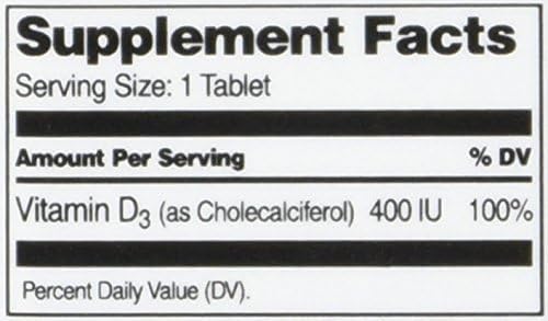 21st Century D3 400 IU Orange Chewable Tablets 330 Tablets