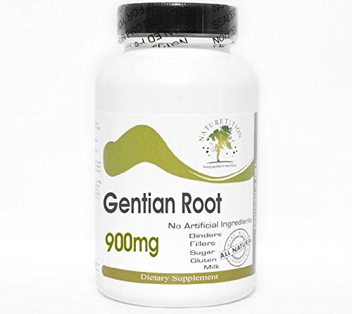 Naturetition Supplements Gentian Root 900mg 90 Capsules