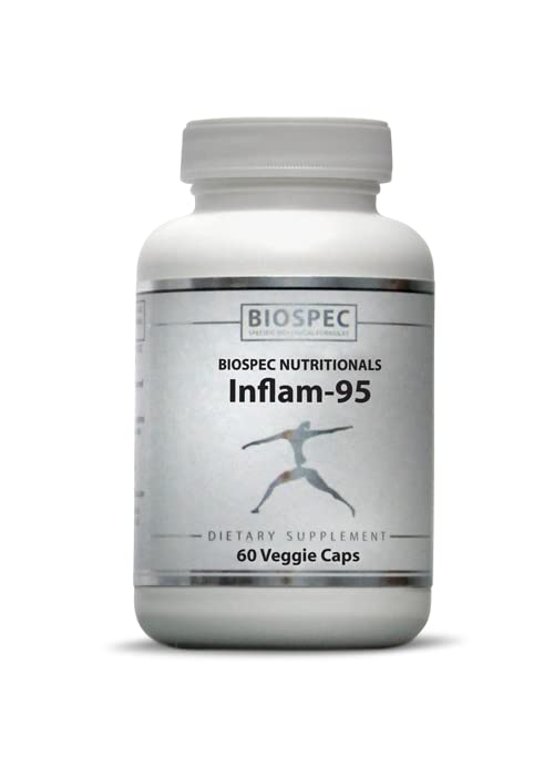 BIOSPEC NUTRITIONALS Inflam-95 - Ginger Root Extract 2,000 mg, Curcumin Root Extract, Boswellia Serrata Extract, Nettle Leaf Extract, Bioperine Capsule 60 Count