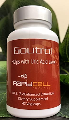 RAPID CELL THERAPY GOUTROL - GOUTROL (MRM-ISOTECH) Helps with Uric Acid Level Capsules 1 Bottle