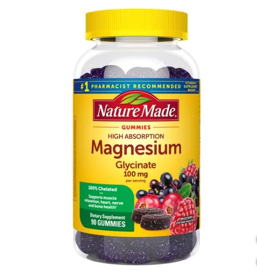 Nature Made High Absorption Magnesium Glycinate Gummies, 90 Count