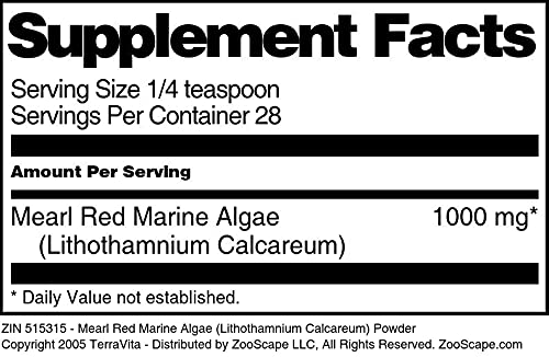 Terravita Mearl Red Marine Algae (Lithothamnium Calcareum) Powder, 3 Pack