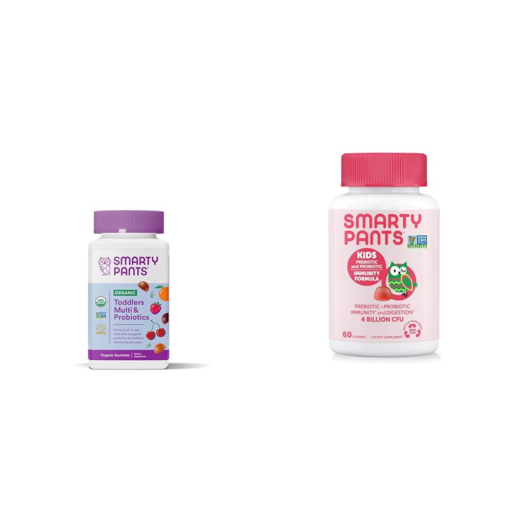 SmartyPants Organic Toddler Multivitamin 60 Gummies