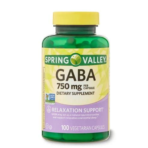 Generic GABA Amino Acid Supplement Capsule 100 Count