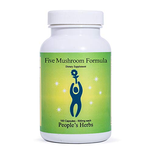 People's Herbs Five Mushroom Formula Capsules 250 Count