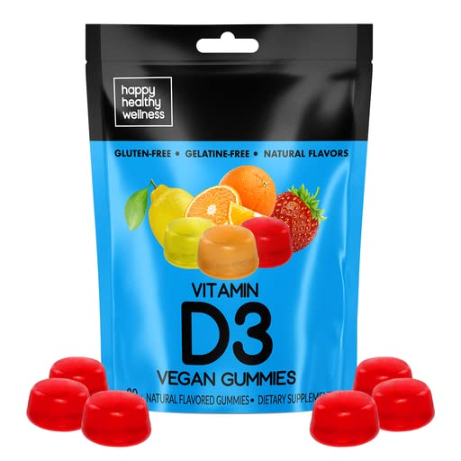 Happy Healthy Wellness Vitamin D3 Vegan Gummies, 1 Count