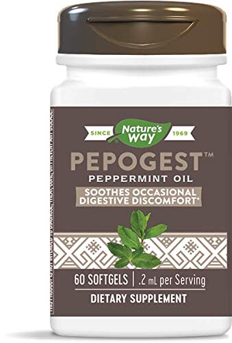 Nature's Way Pepogest Enteric-Coated Peppermint Oil Softgels 300