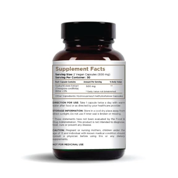 Lion Wellness Guduchi Immunity & Wellness Herbal Supplement Tablet, 1 Count
