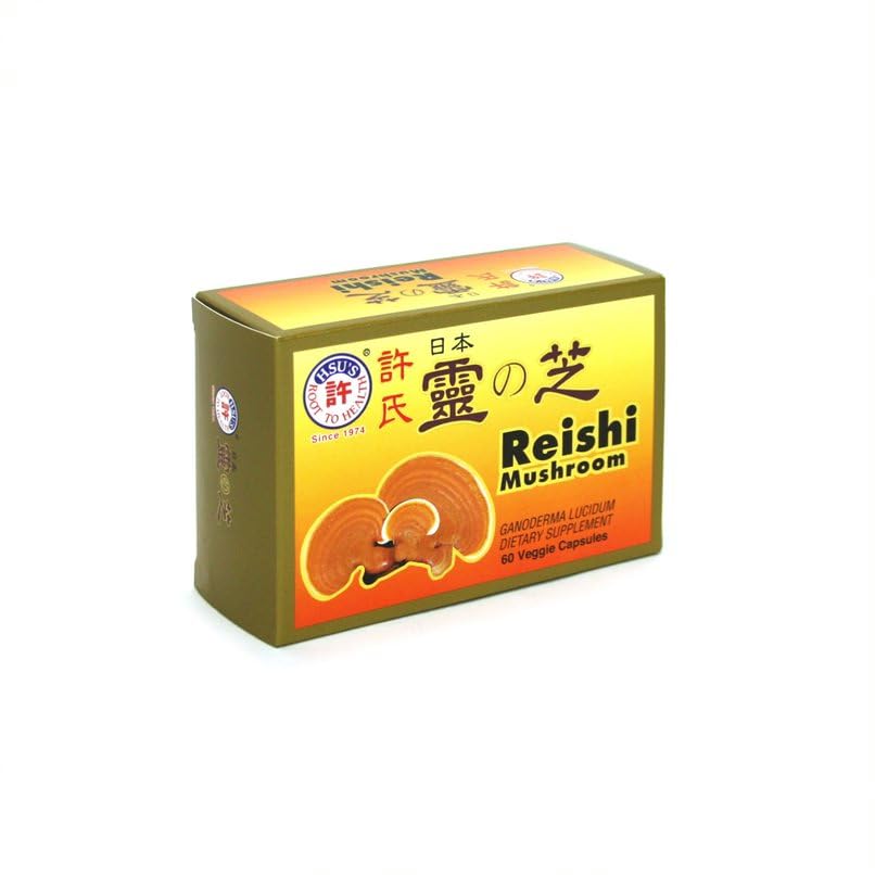 Hsu's Japanese Reishi Mushroom Capsules, 120 Count