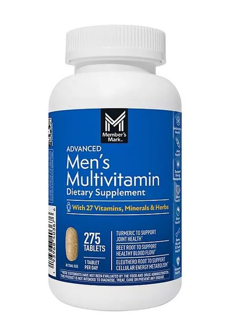Generic Men's Daily Multivitamin Tablet, 275 Count