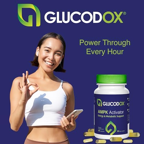 GlucodOX AMPK Activator Supplement Capsule, 60 Capsules