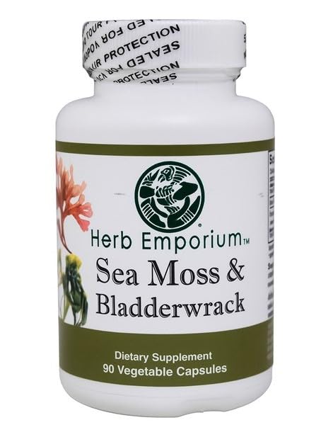 Herb Emporium Sea Moss & Bladderwrack Blend Capsules, 1 Count