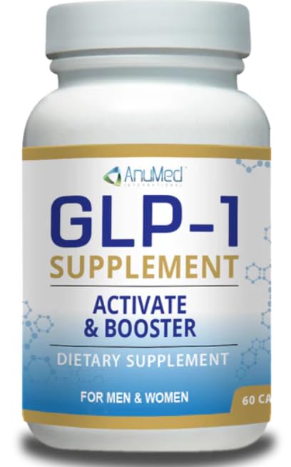 AnuMed International GLP-1 Supplement Activate & Booster, 60 Capsules