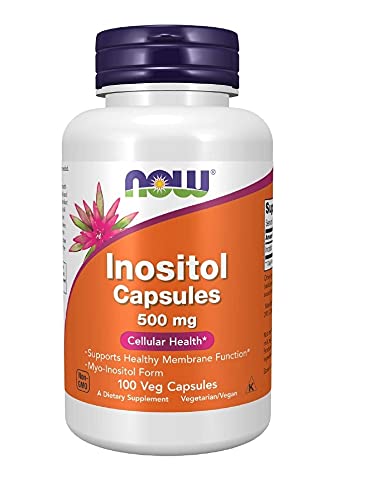 NOW Foods Inositol 500mg Capsule, 300 Capsules